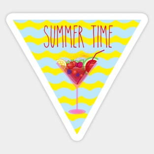 Summer time print Sticker